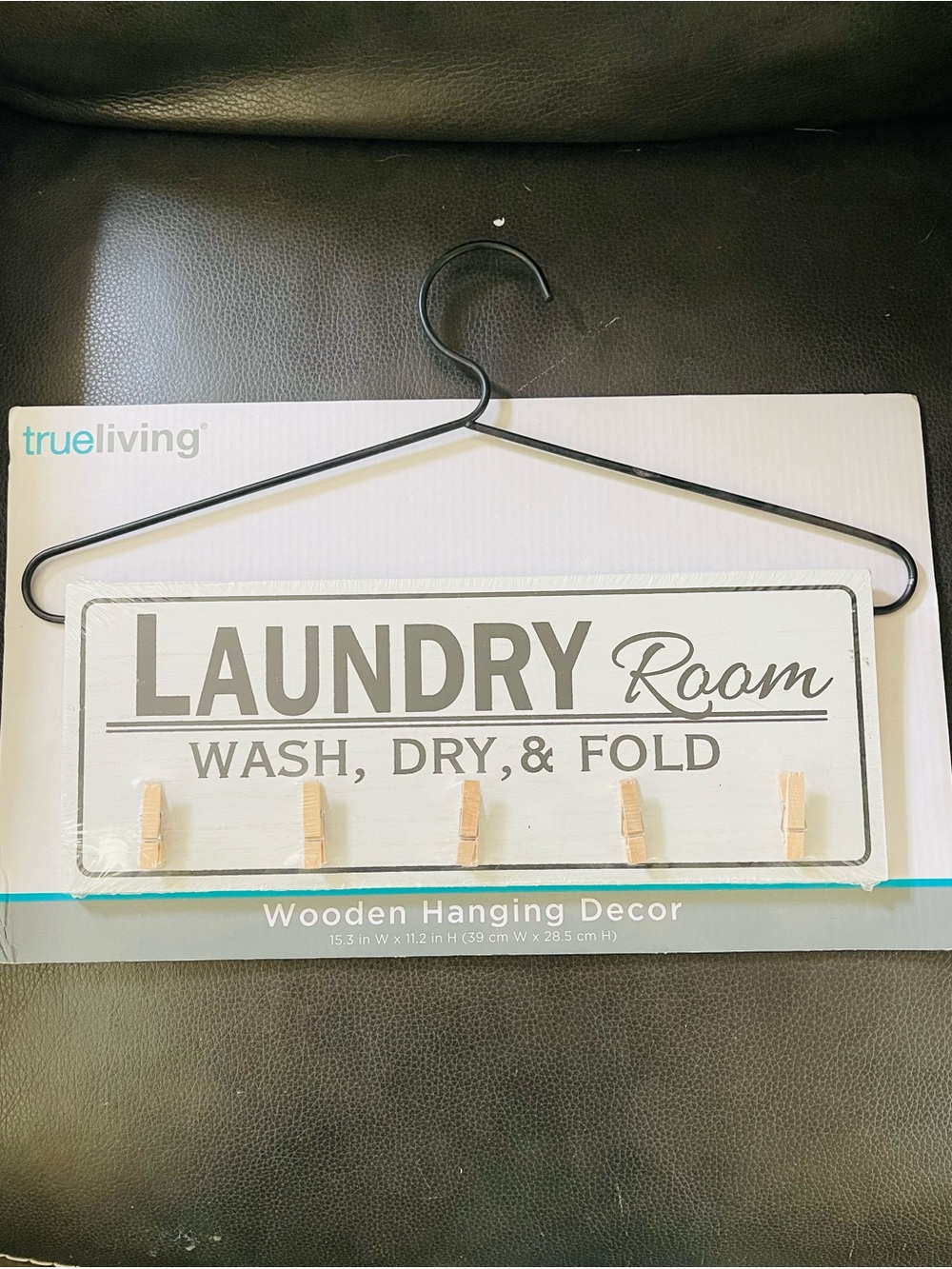 Farmhouse Laundry Room Wooden Decor - NWT